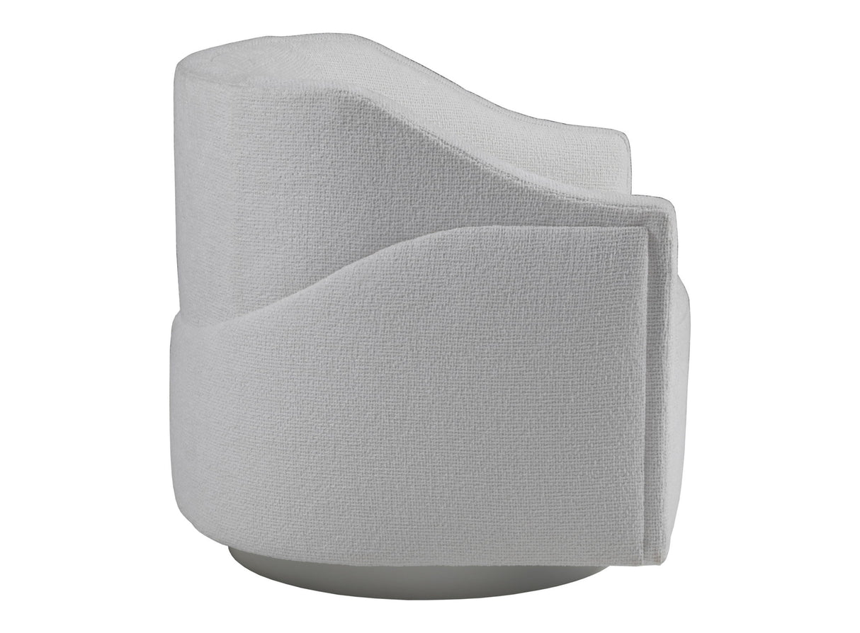 Artistica Upholstery - Raquel Swivel Chair - White / Blue