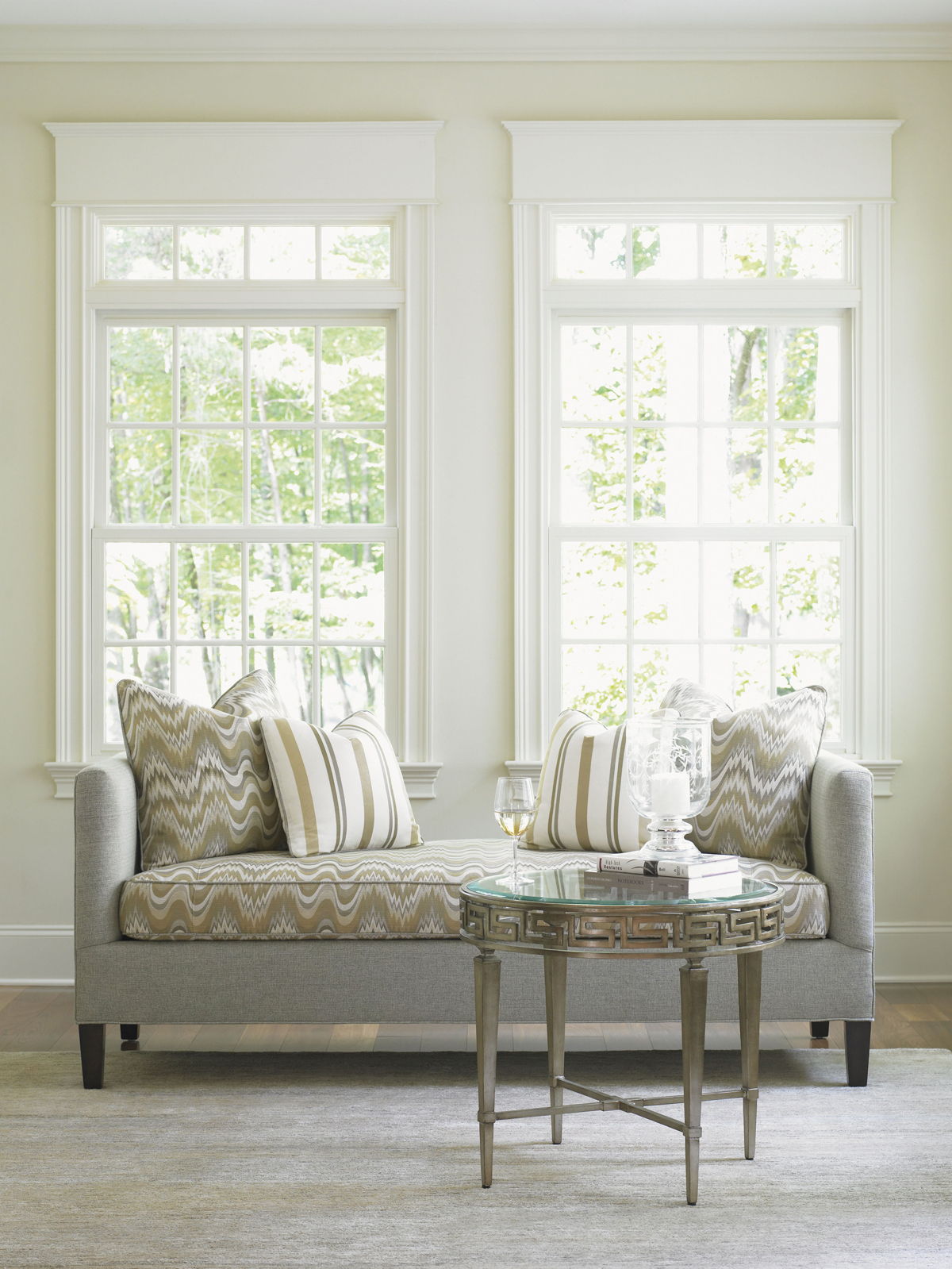 Lexington Upholstery - Sebastian Settee - Gray