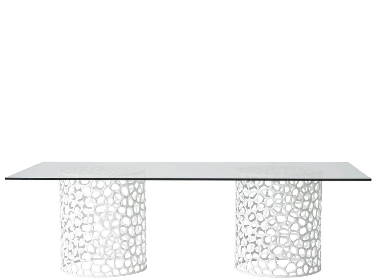 Oasis - Coral Rectangle Dining Table - White