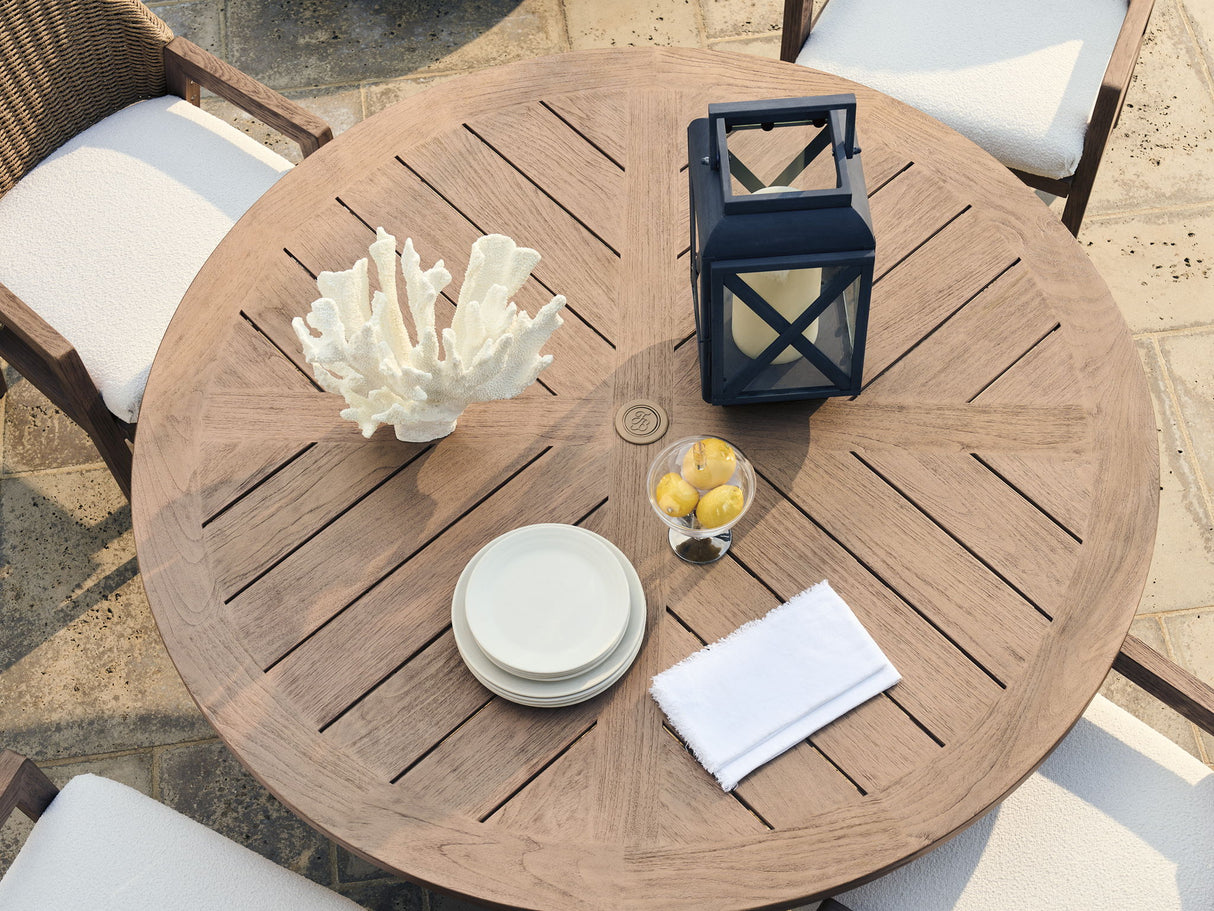 Isle Of Palms - Round Dining Table - Light Brown