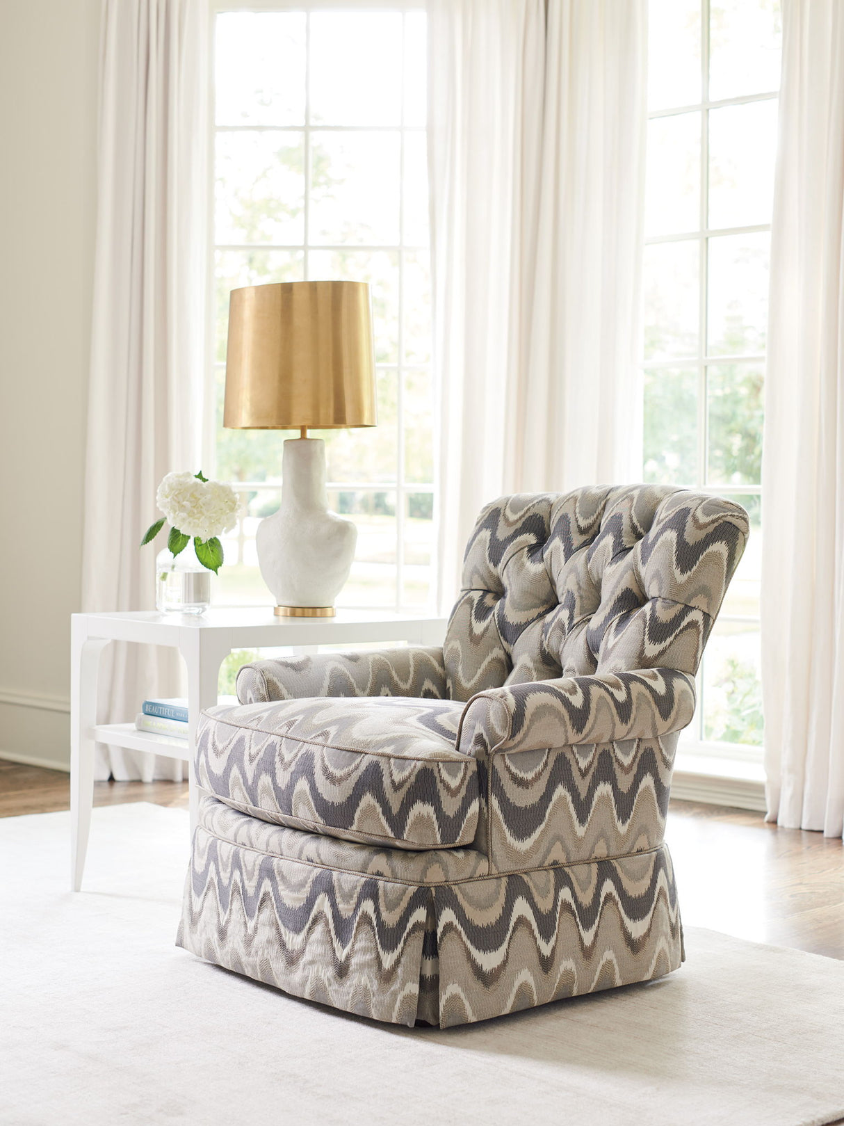 Avondale - Carrington End Table - White