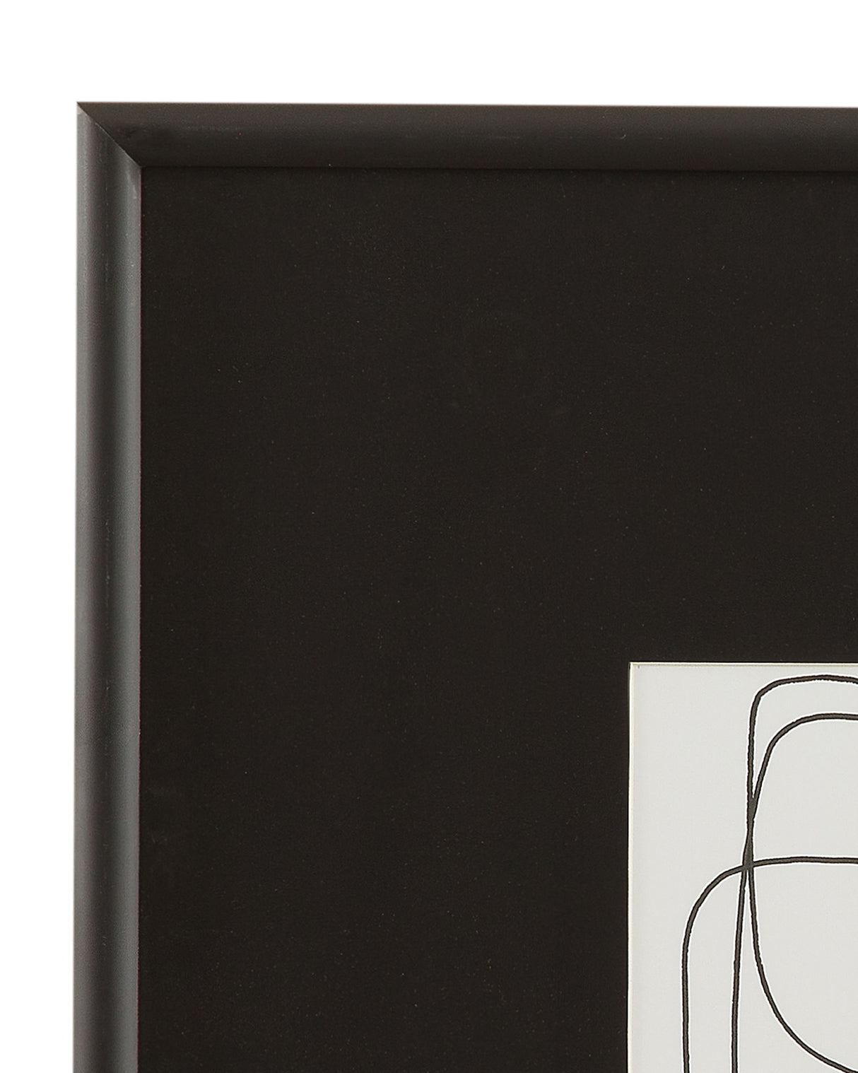 Form Study XI Framed Print - Black