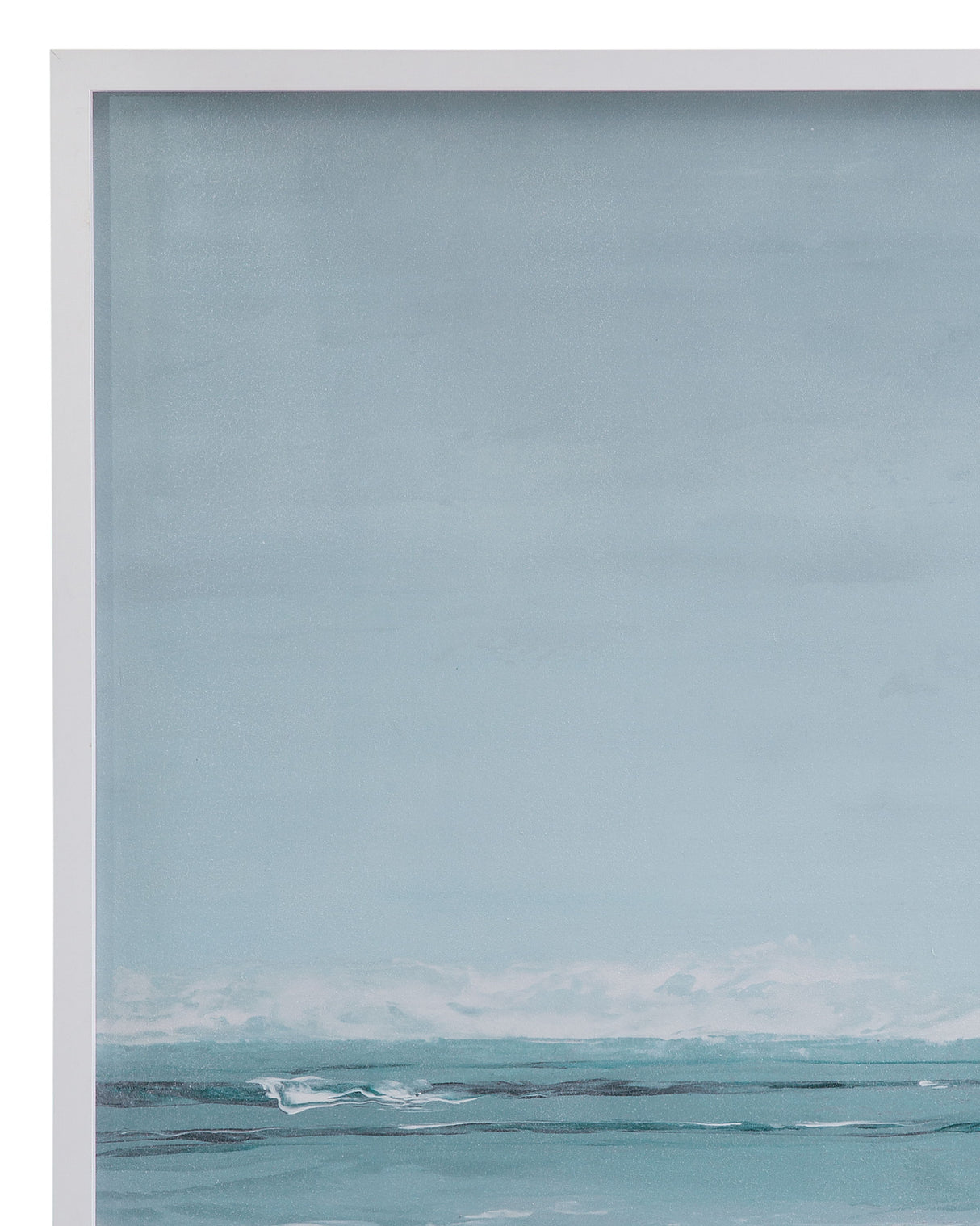 Sea Breeze Framed Print - Blue