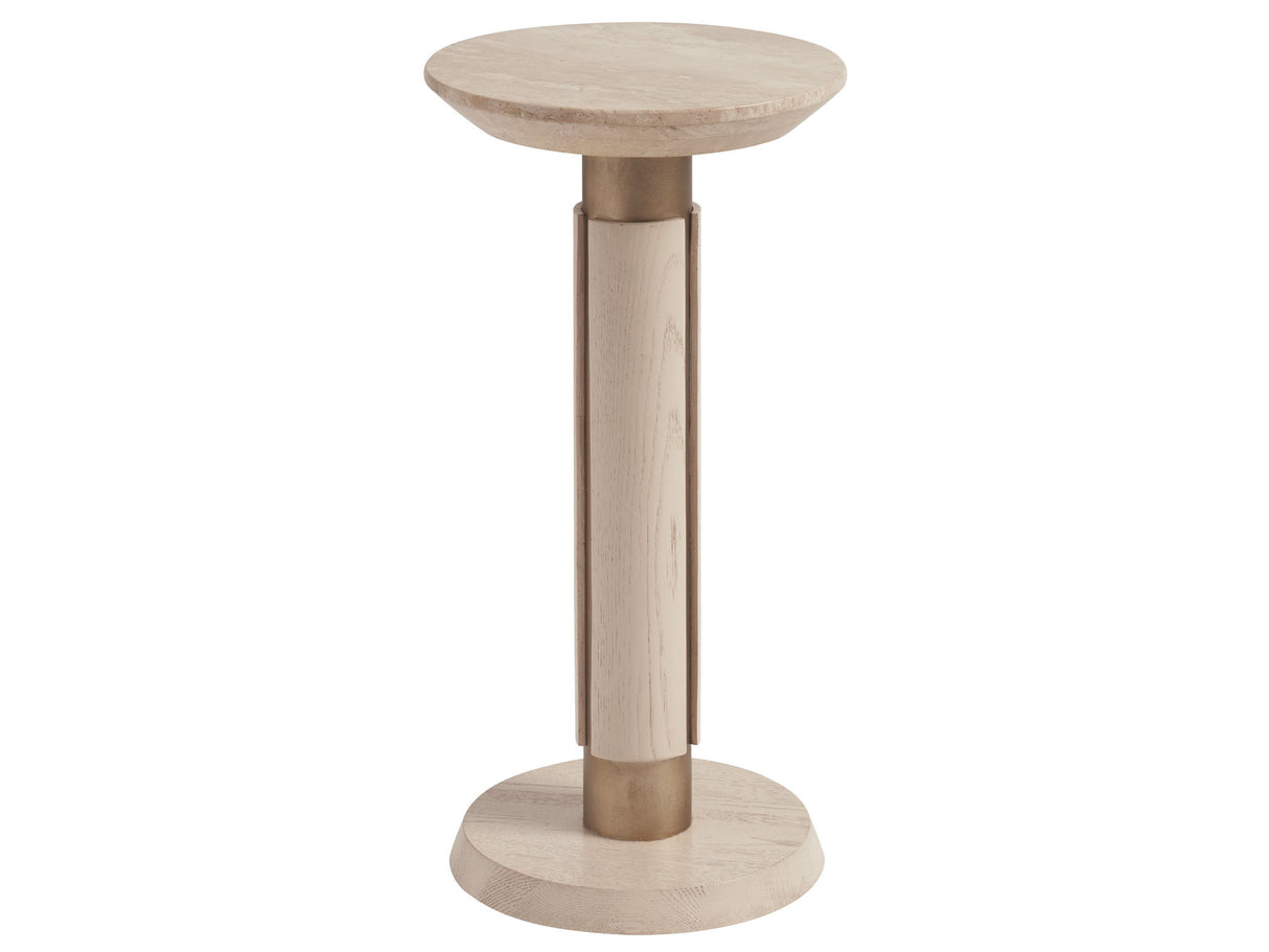 Sunset Key - Carver Accent Table - Beige