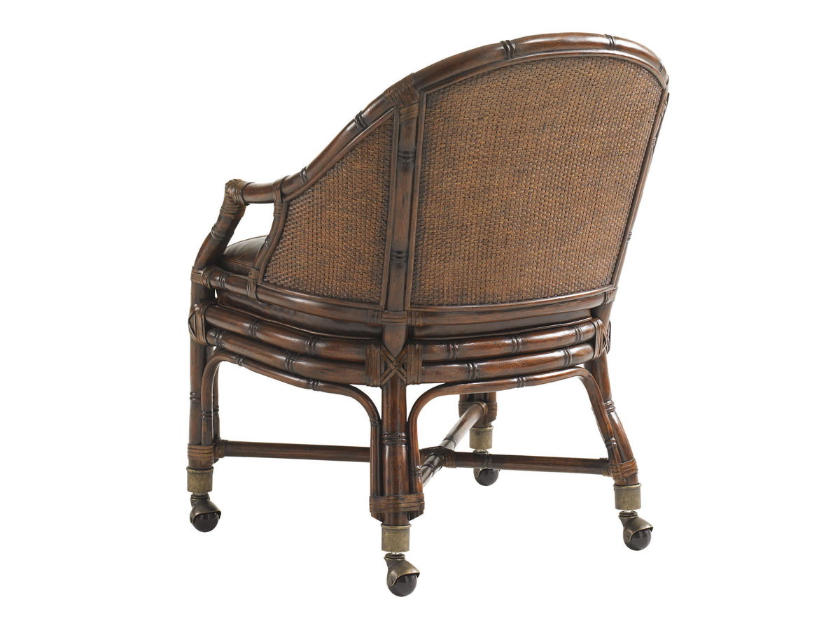 Bal Harbour - Rum Runner Desk Chair - Dark Brown