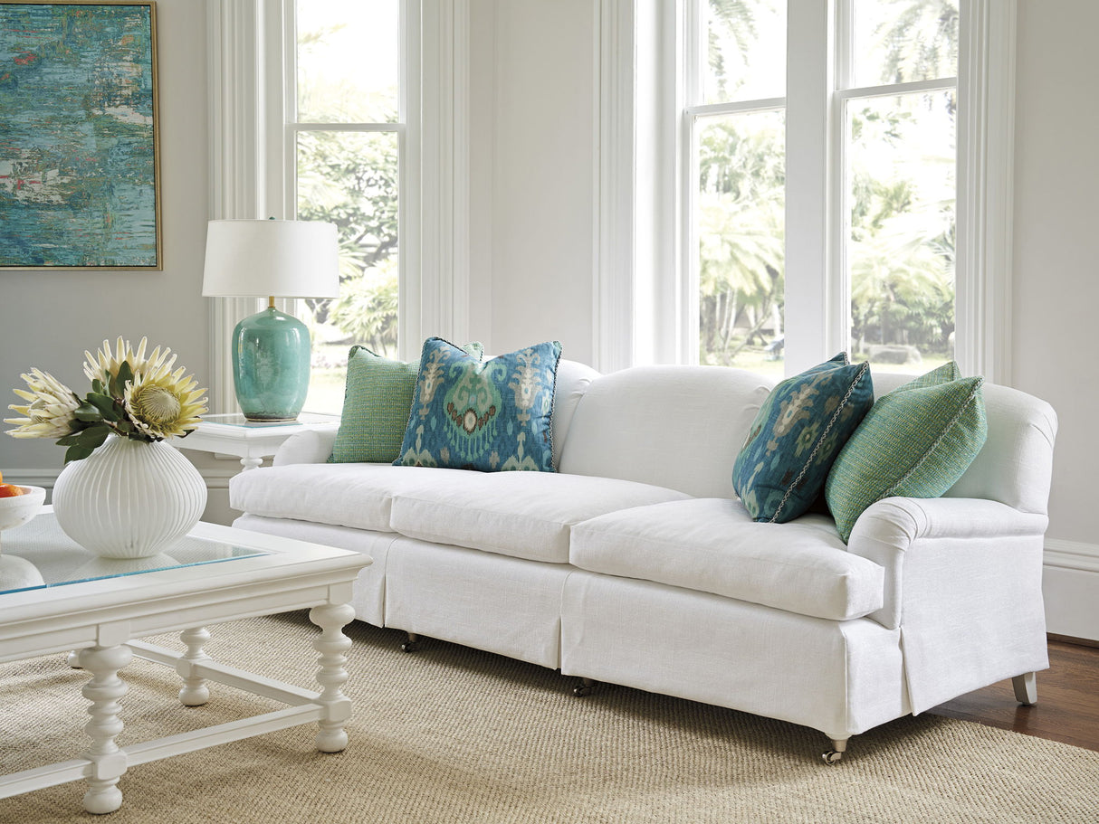 Barclay Butera Upholstery - Athos Sofa With Pewter Casters