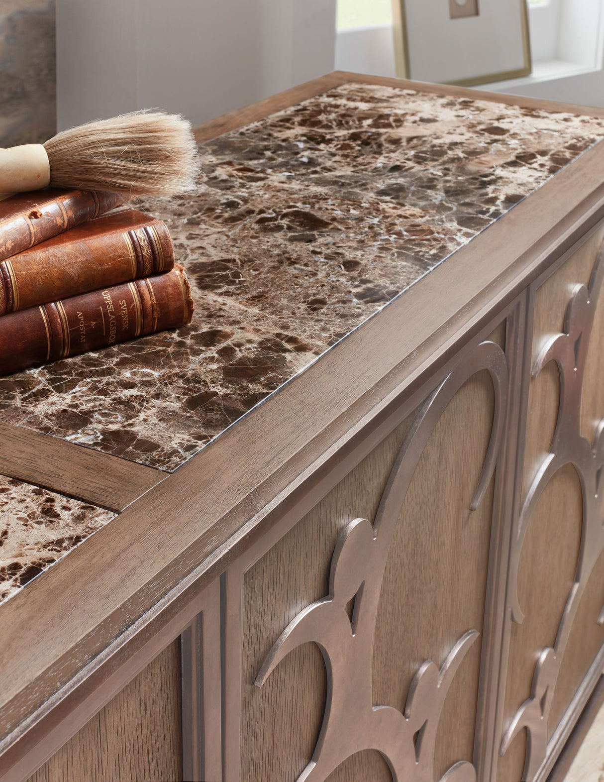 Melange - Dancer Credenza - Light Brown