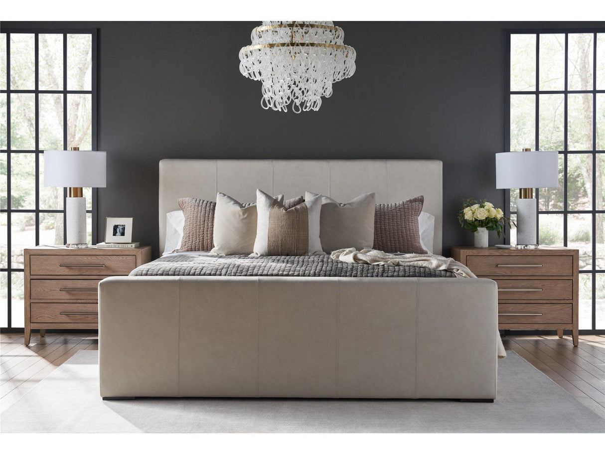 New Modern - Bowie King Bed - Gray