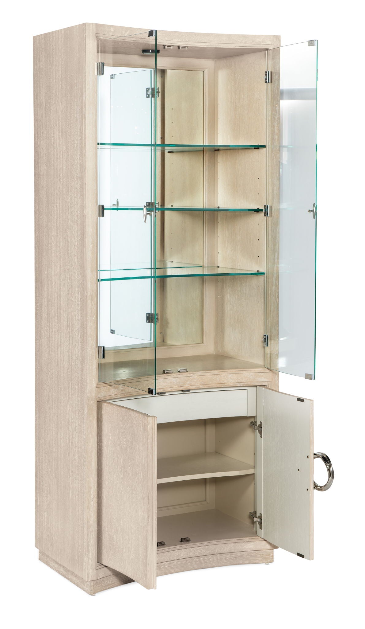 Nouveau Chic - Display Cabinet - Light Brown