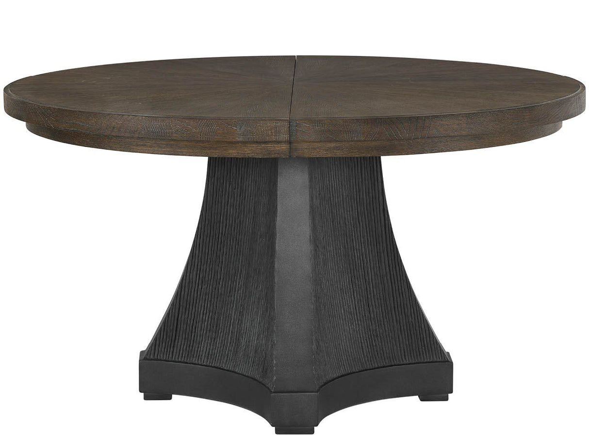 Montclair - Cinder Dining Table - Dark Brown / Dark Gray