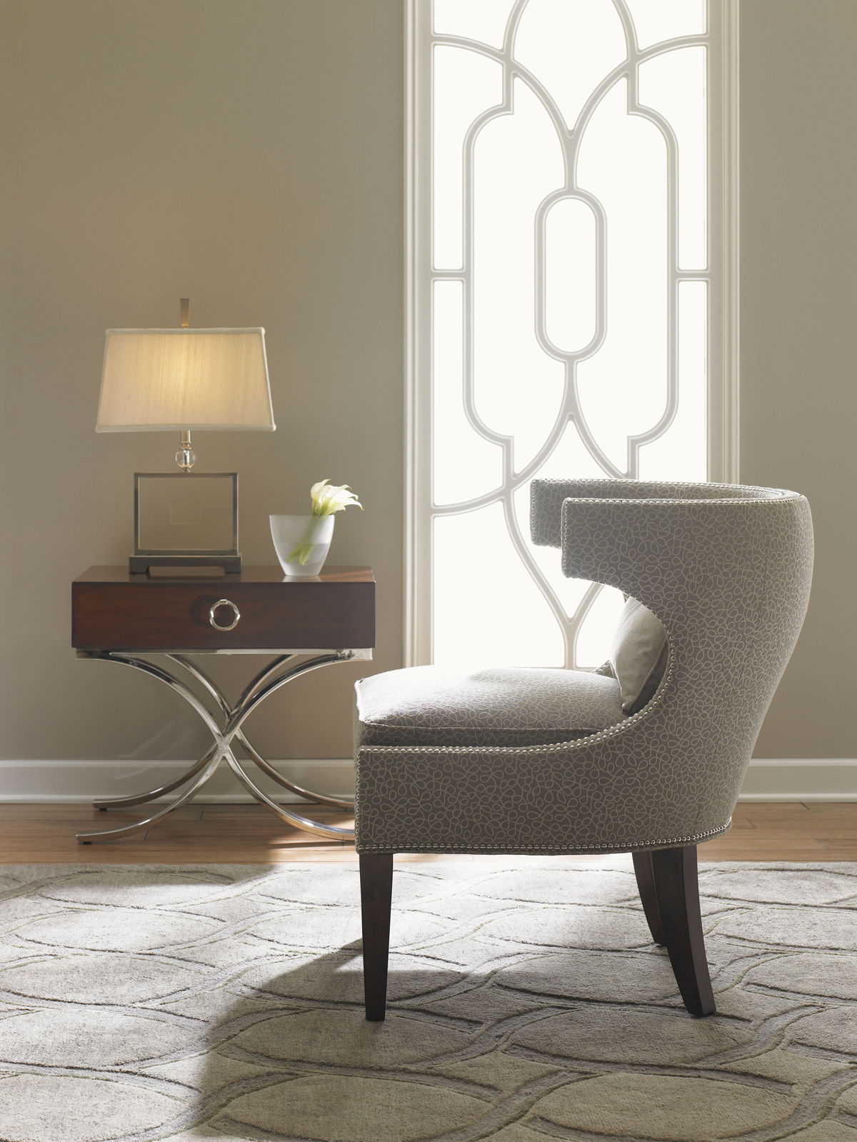 Lexington Upholstery - Greta Chair - Light Blue
