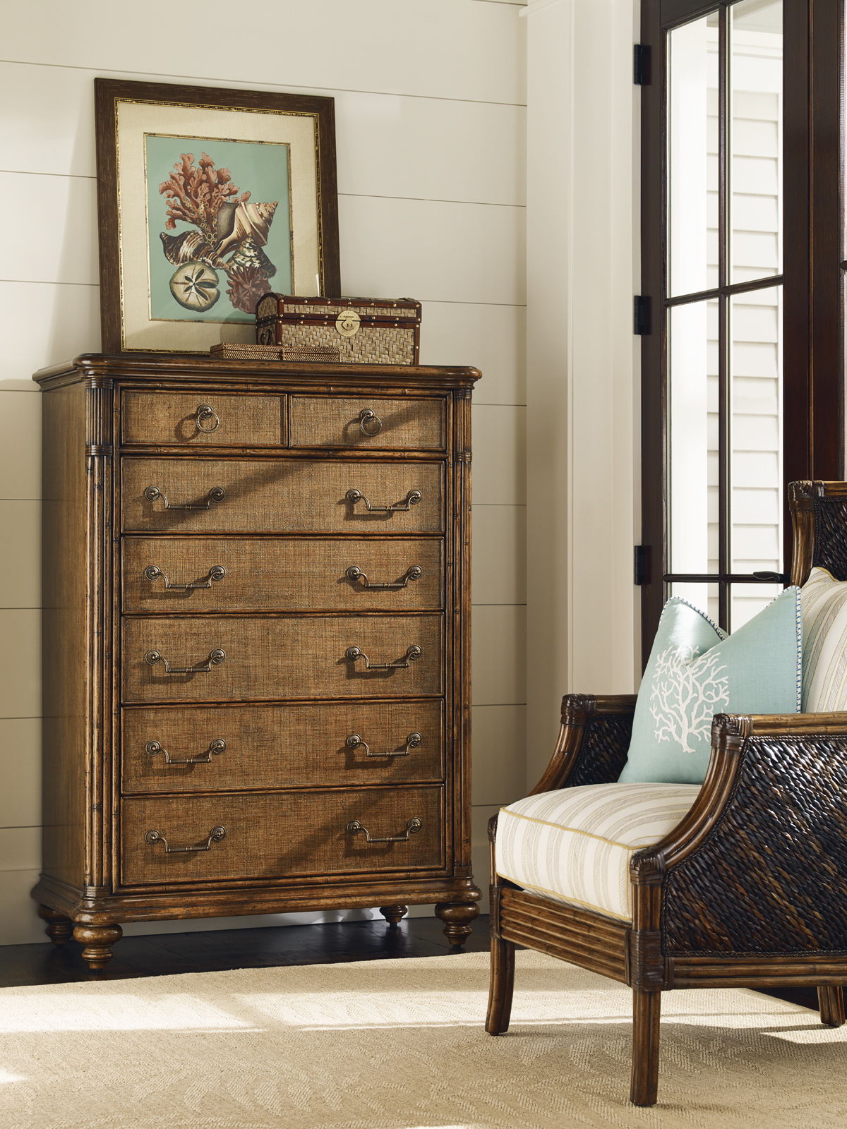 Bali Hai - Tobago Drawer Chest - Dark Brown