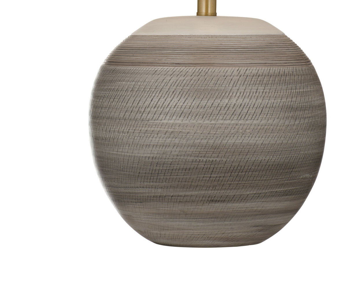 Almaden - Table Lamp - Gray / Beige