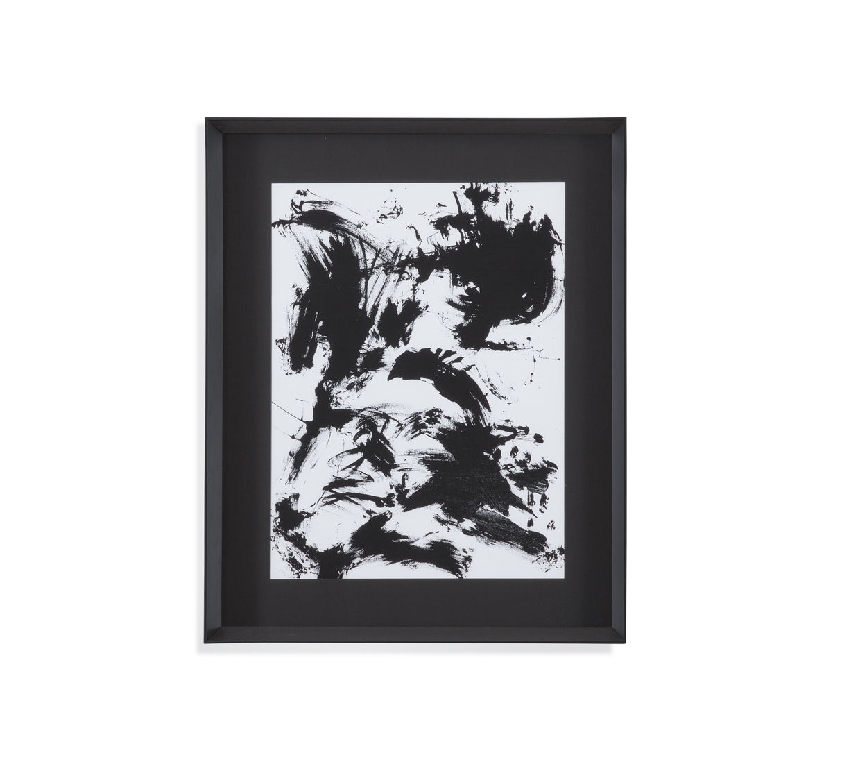 Expressive Abstract I Framed Print - Black