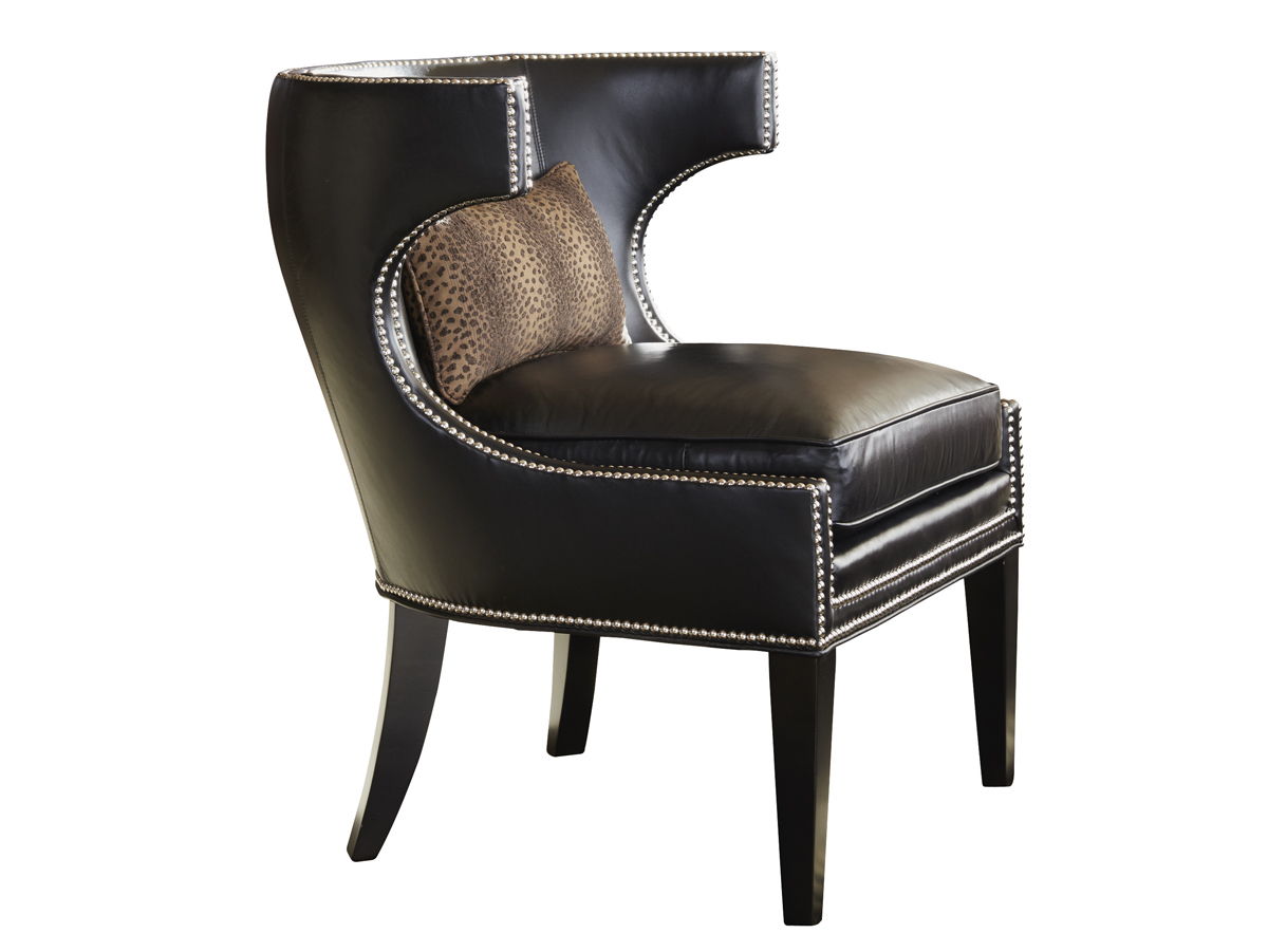 Lexington Leather - Greta Leather Chair - Dark Brown