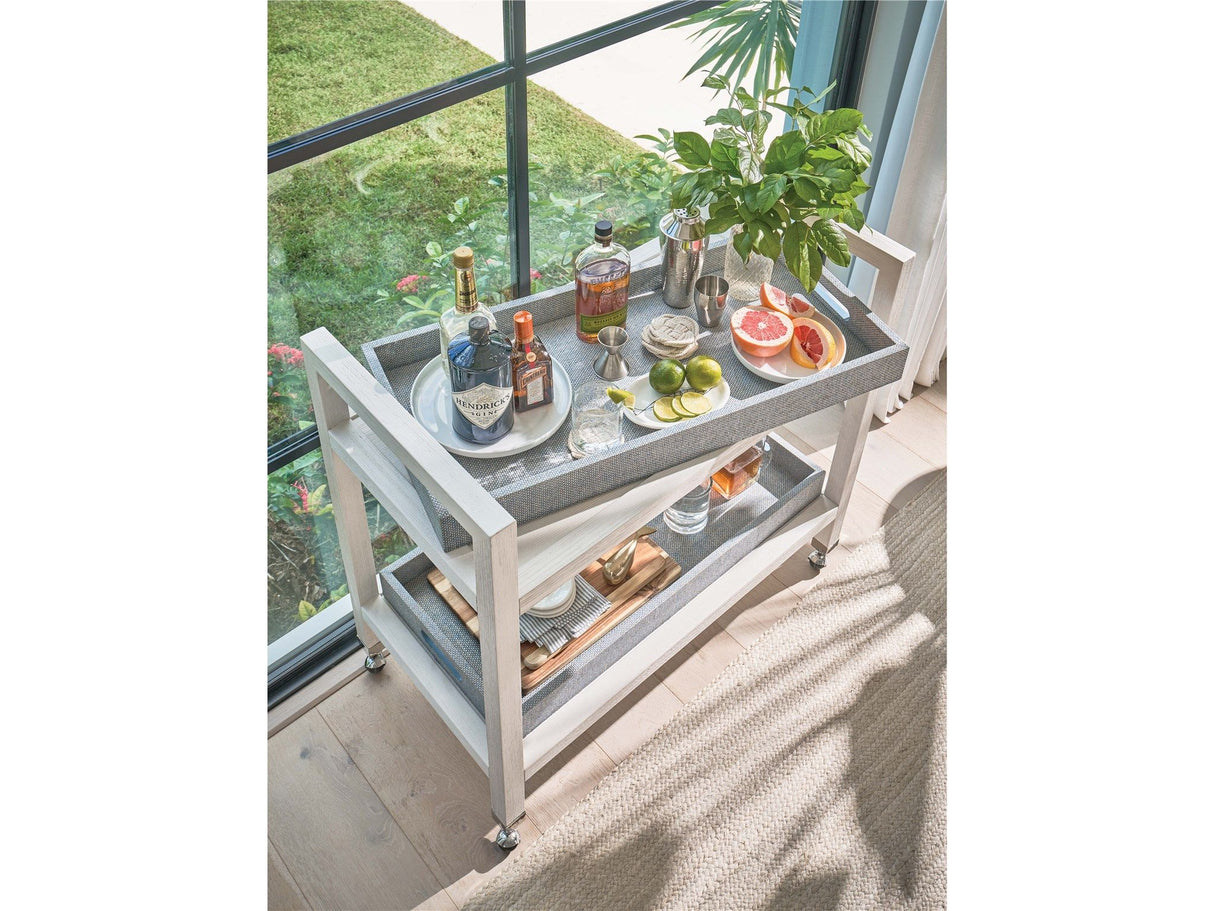 Weekender Coastal Living Home / Jupiter - Bar Cart - White