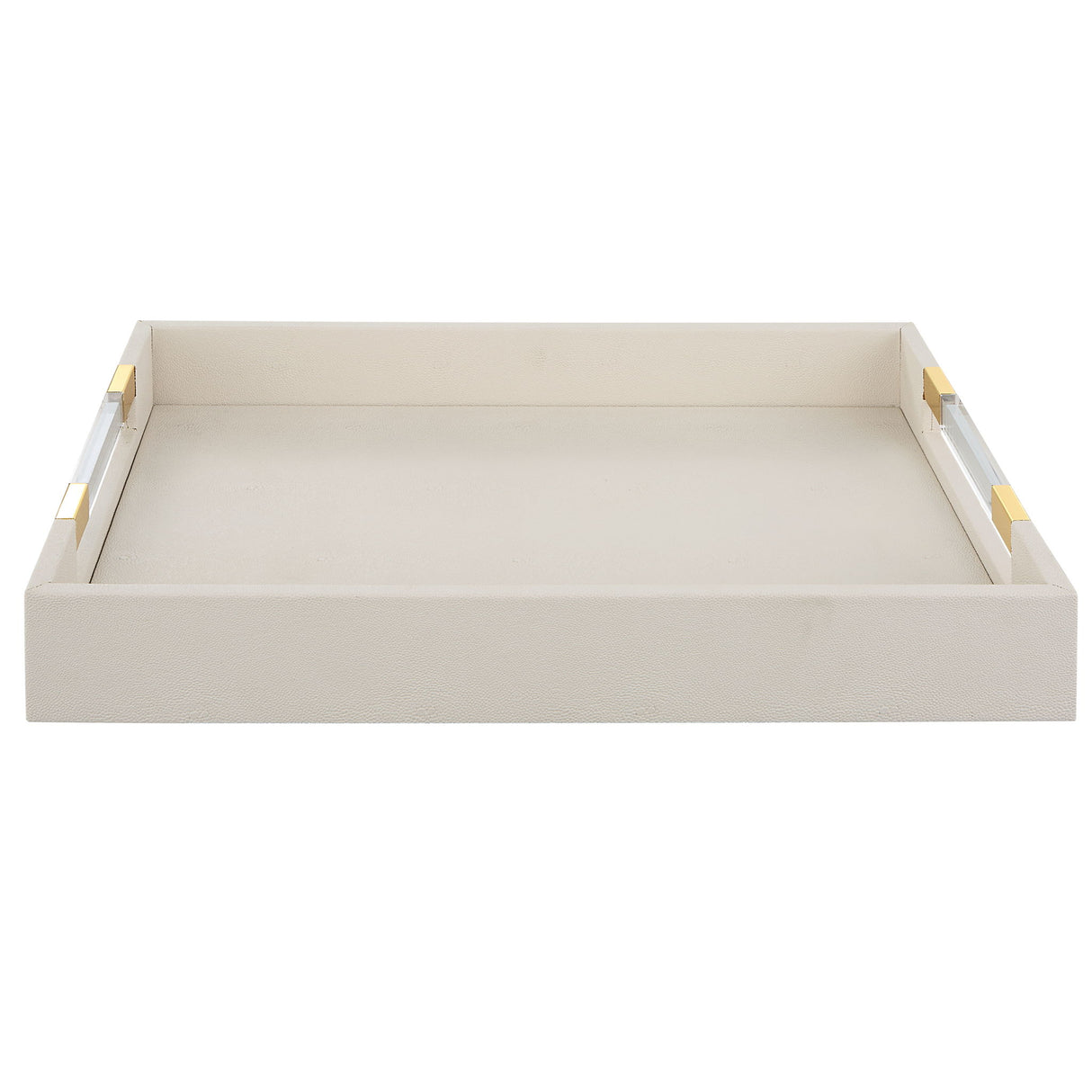 Wessex - Shagreen Tray - White