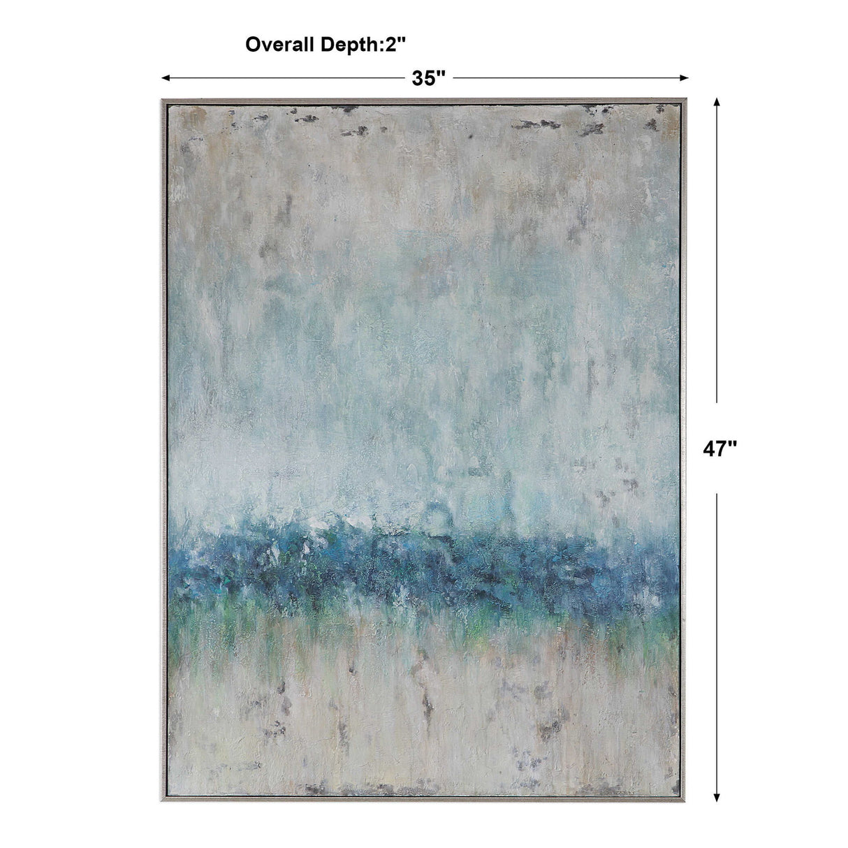 Tidal Wave - Abstract Art - Blue