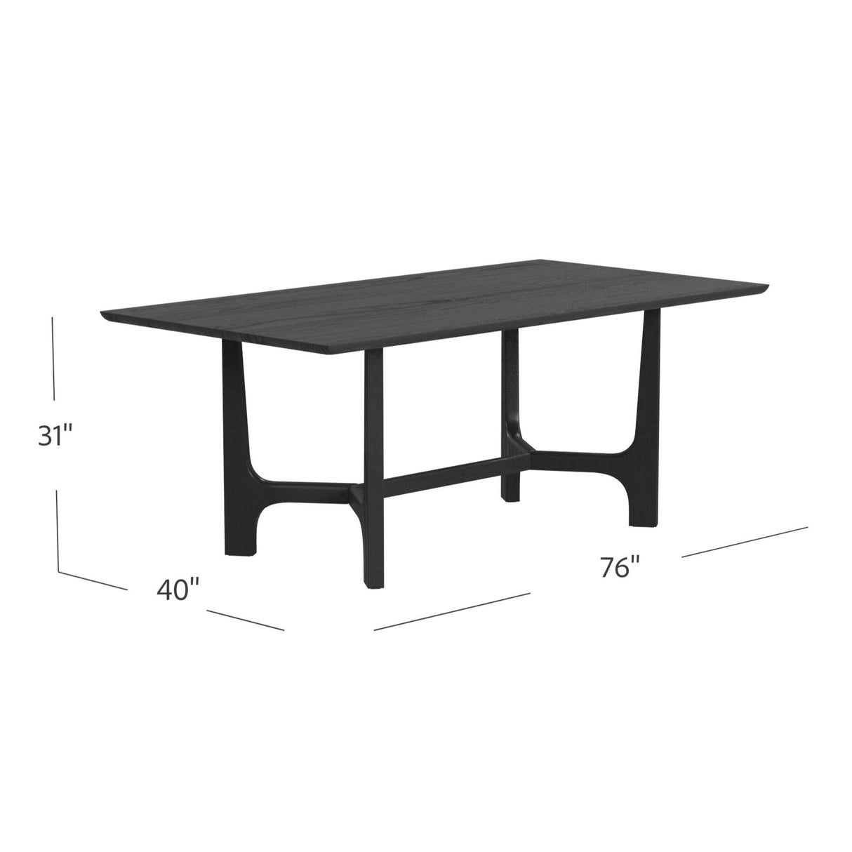 Dunnigan - Dining Table - Black