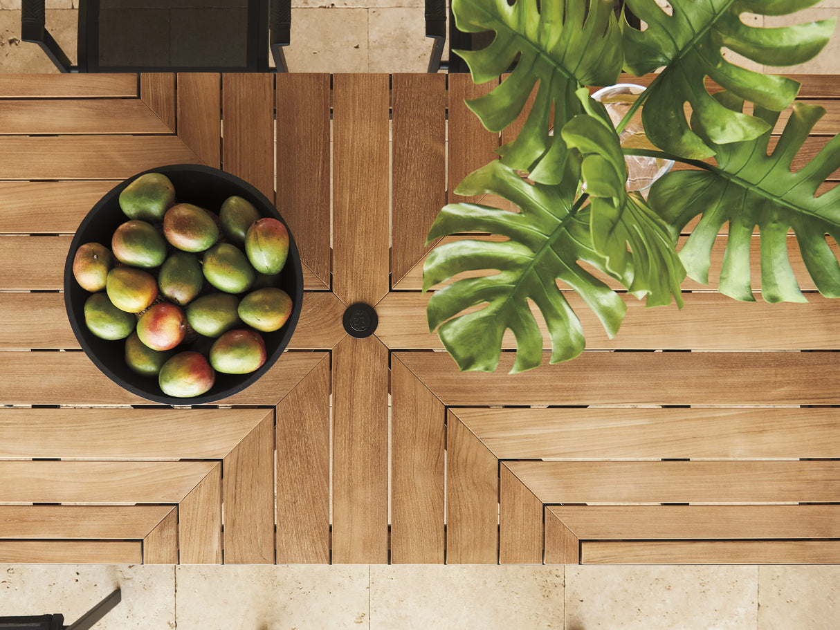 South Beach - Rectangular Dining Table - Dark Gray