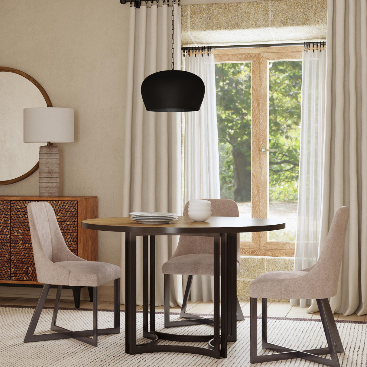 Trucco - Dining Chair (Set of 2) - Brown / Bronze
