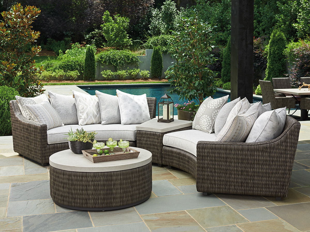 Cypress Point Ocean Terrace - Accent Table - Dark Brown