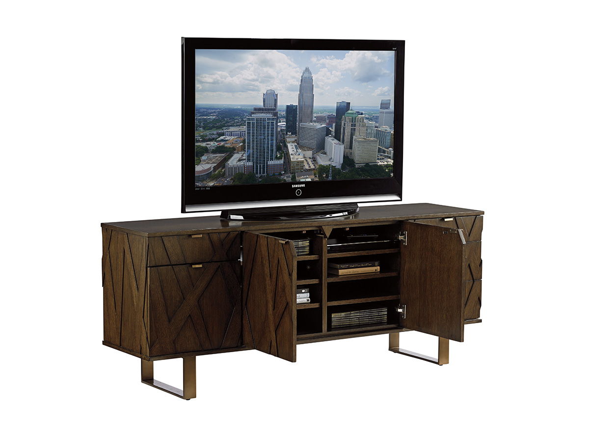 Cross Effect - Ellison Media Center - Dark Brown