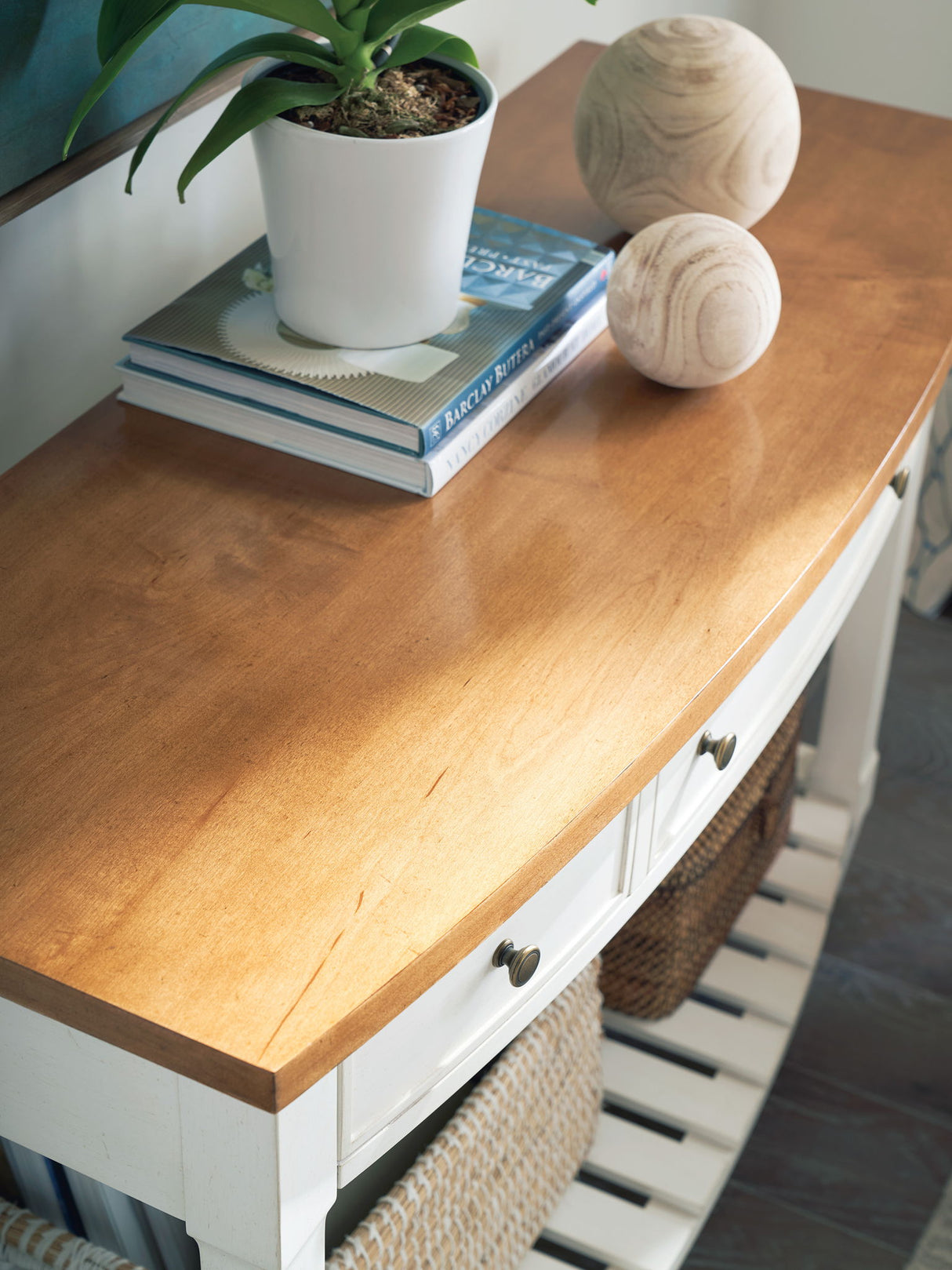 Laguna - Temple Bowfront Console Table