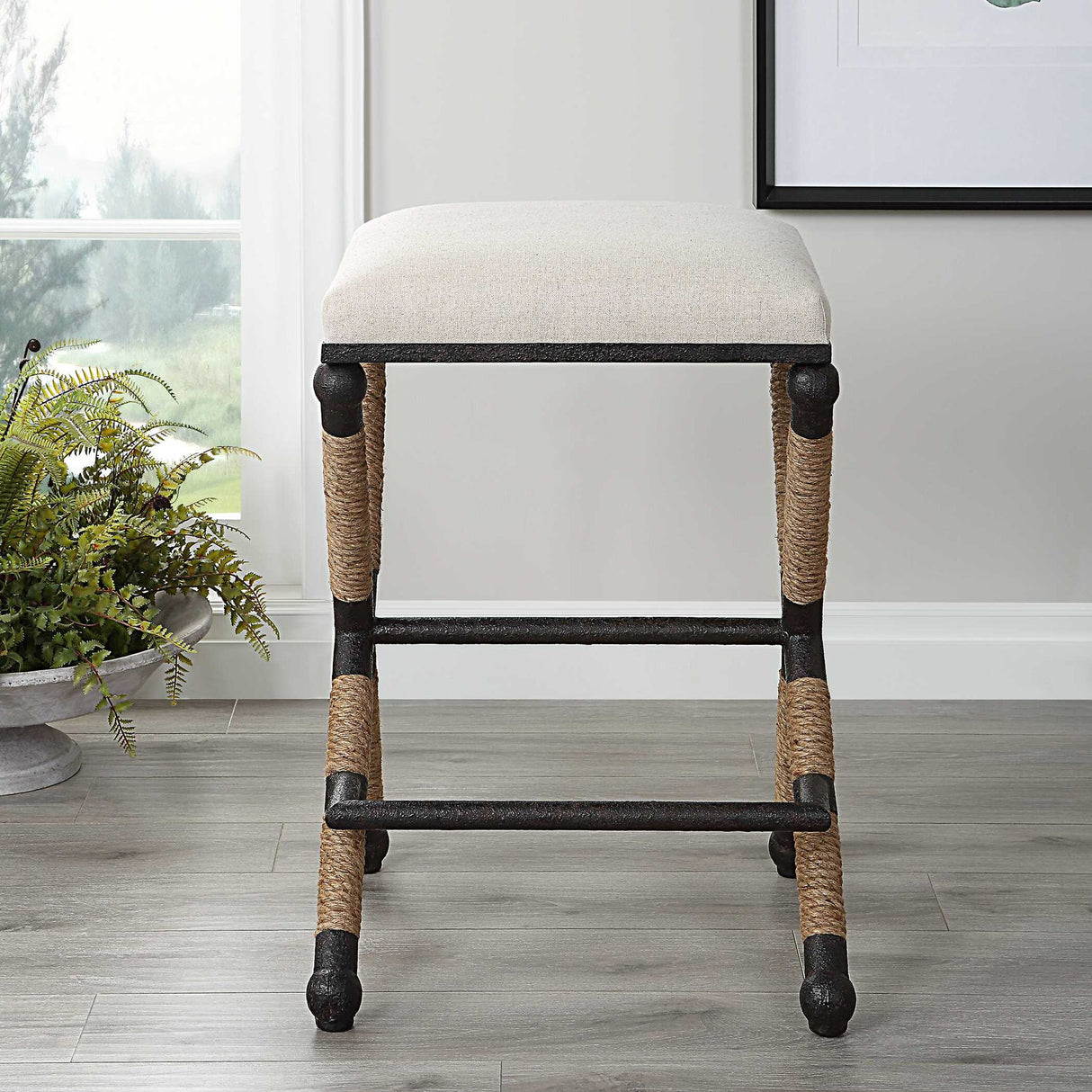 Firth - Rustic Counter Stool