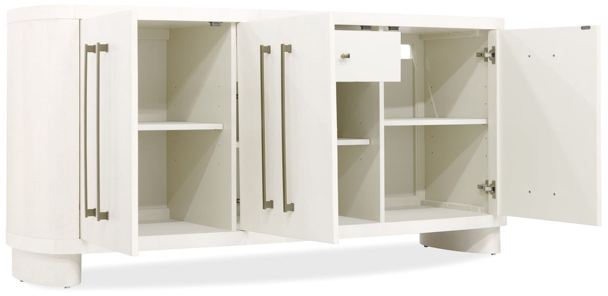 Melange - Bar None Credenza - White