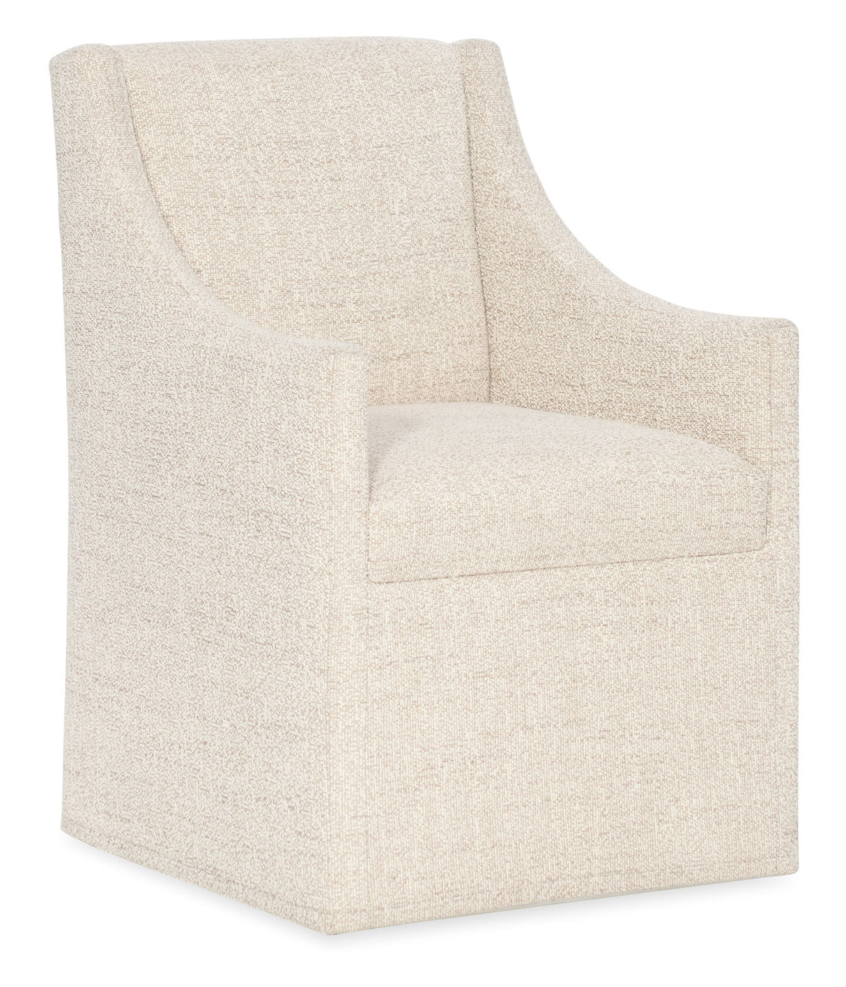 Eleana - Castered Arm Chair - Beige