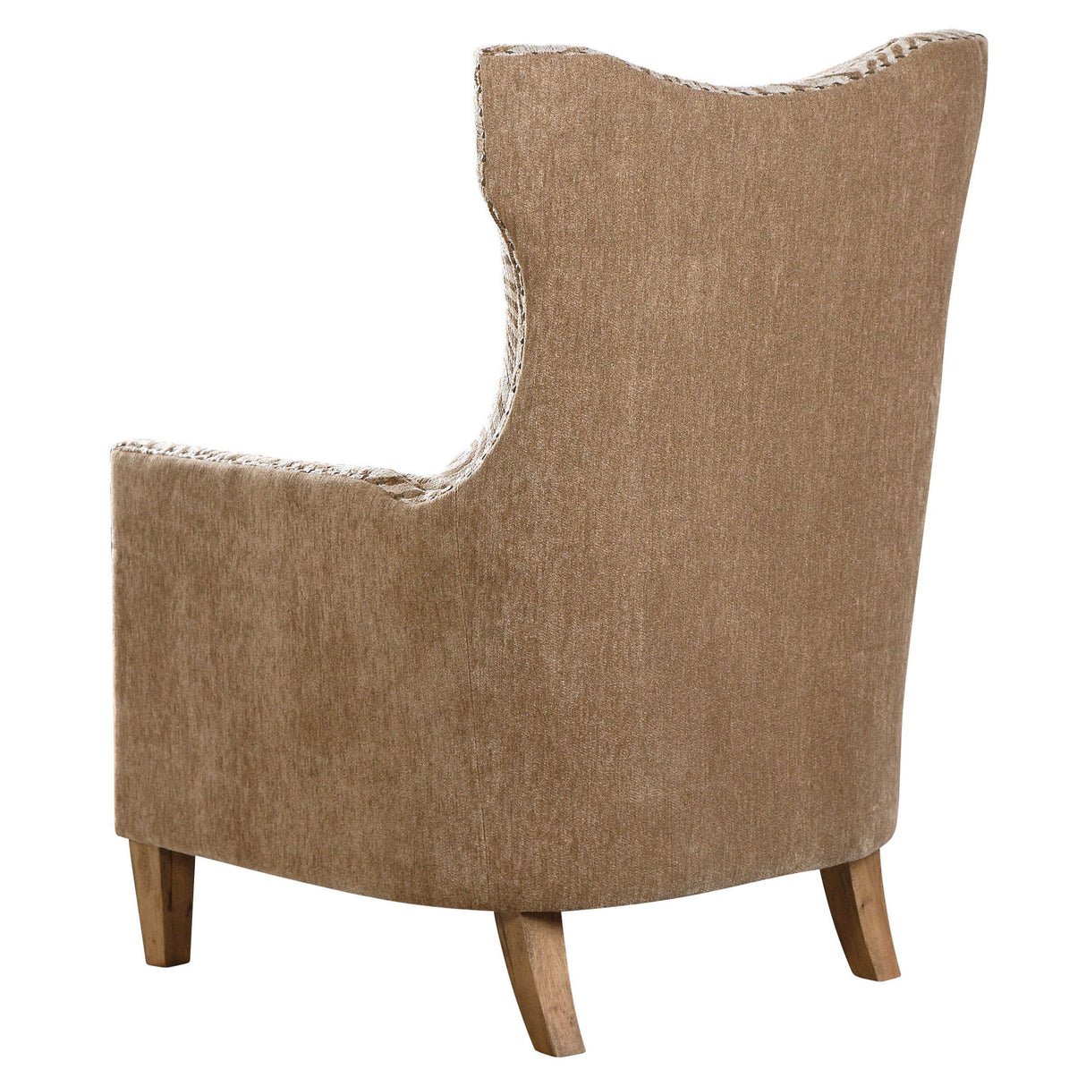 Kiango - Animal Pattern Armchair - Light Brown