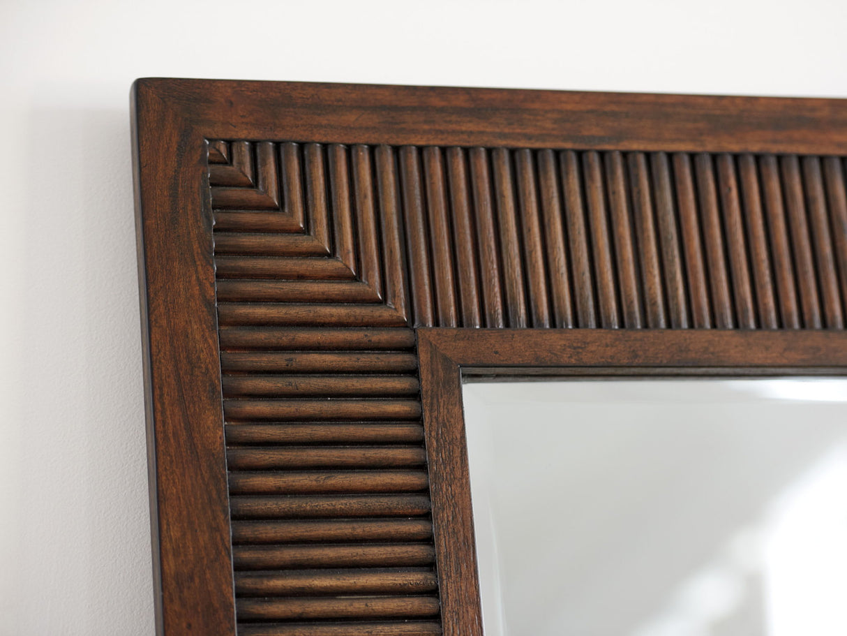 Silverado - Helena Square Mirror - Dark Brown