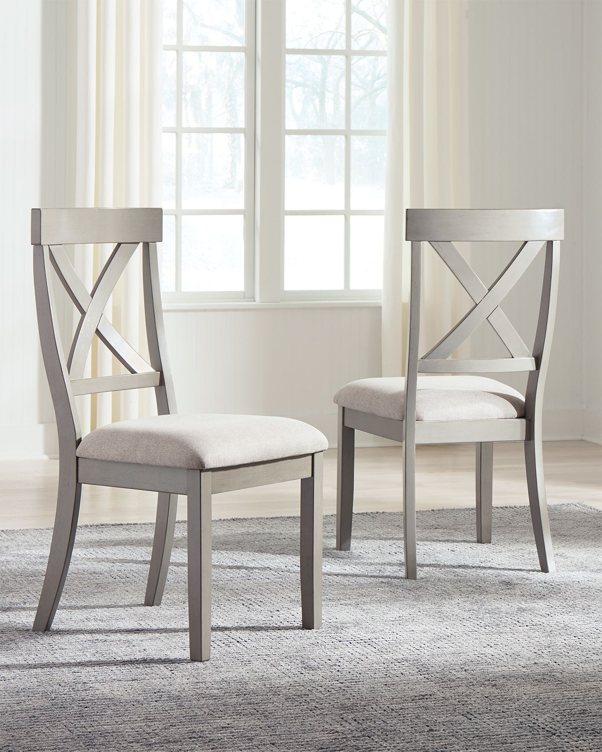 Parellen - Dining UPH Side Chair (Set of 2) - Gray