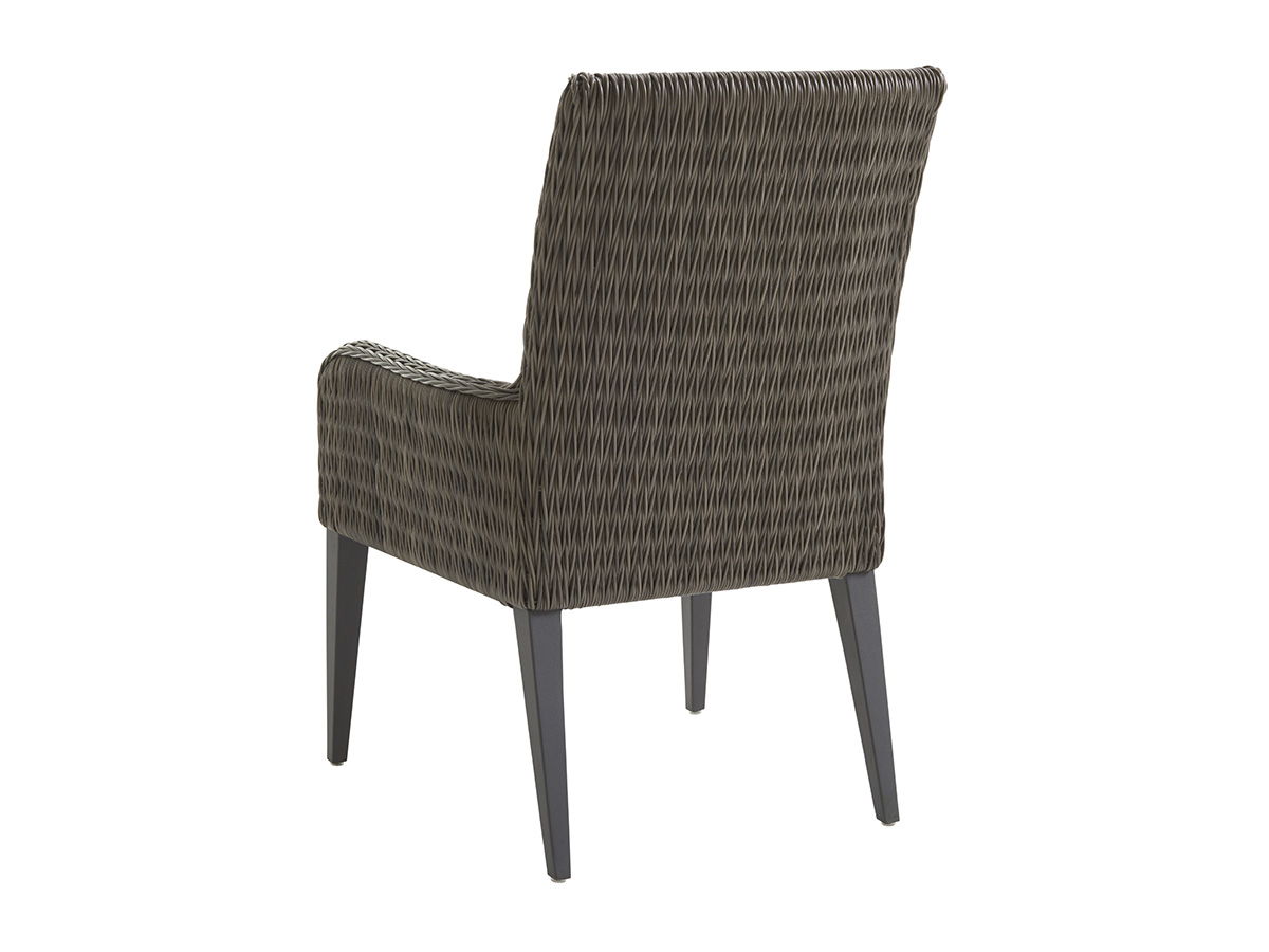Cypress Point Ocean Terrace - Arm Dining Chair - Dark Gray