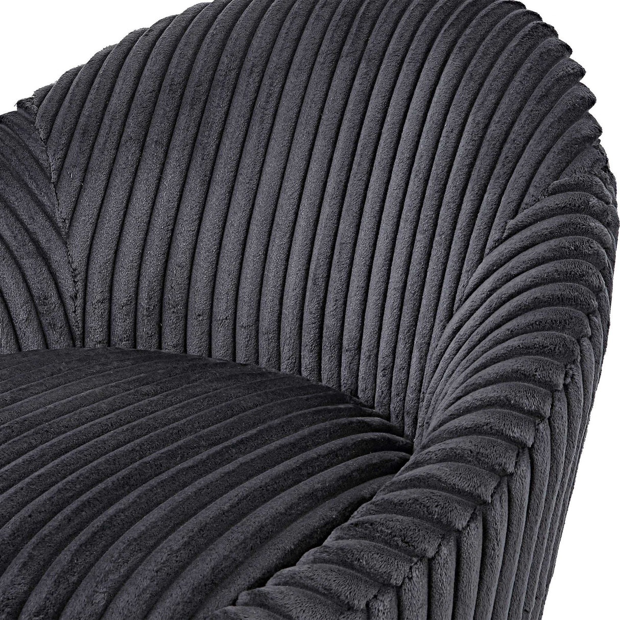Crue - Fabric Swivel Chair - Gray