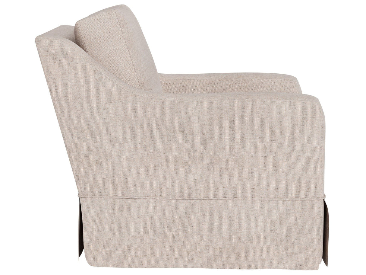 Filmore - Skirted Swivel Chair, Special Order - Beige