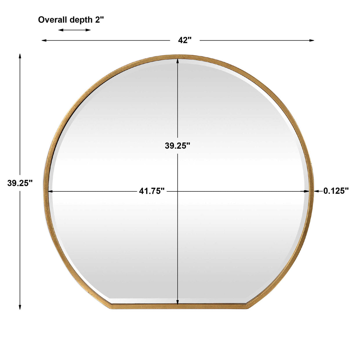 Cabell - Mirror - Gold