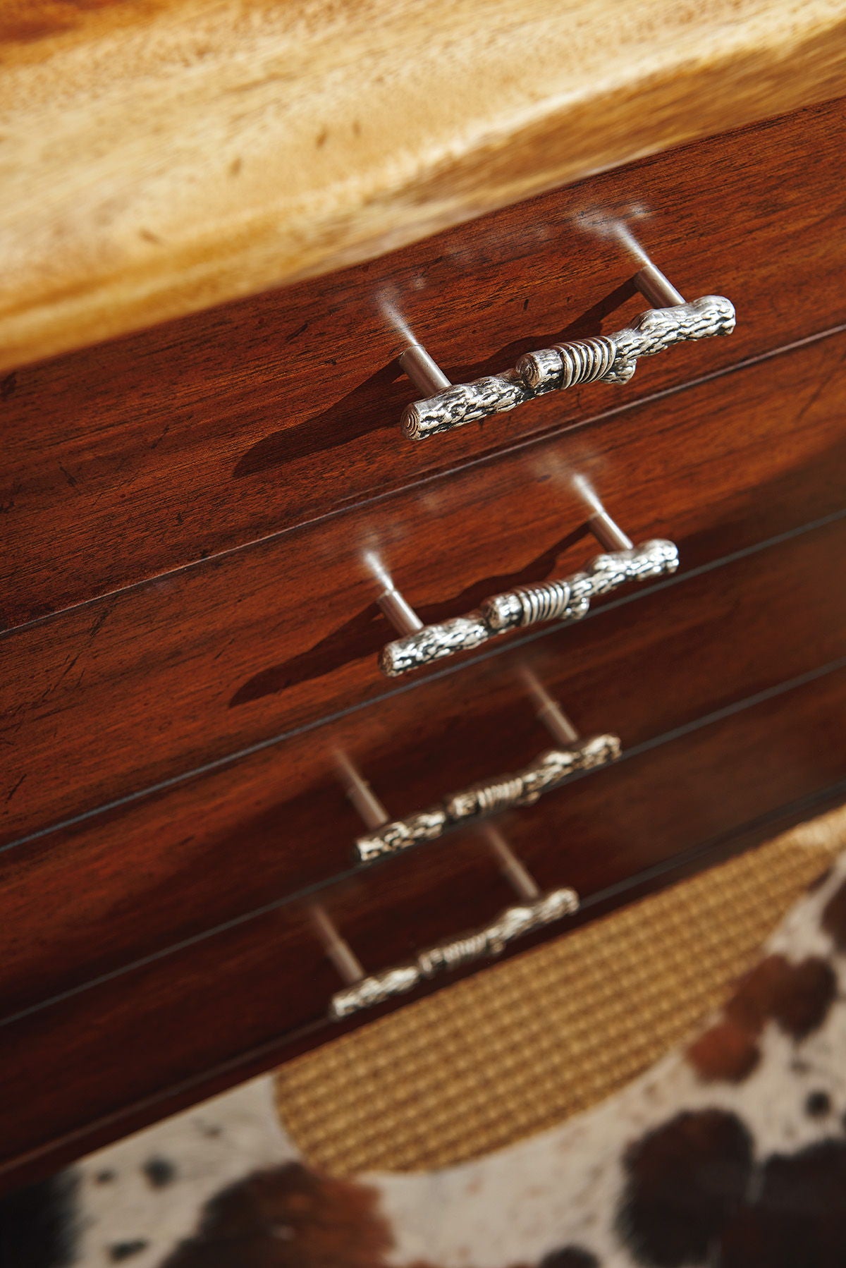 Studio Designs - La Costa Live Edge Writing Desk - Dark Brown