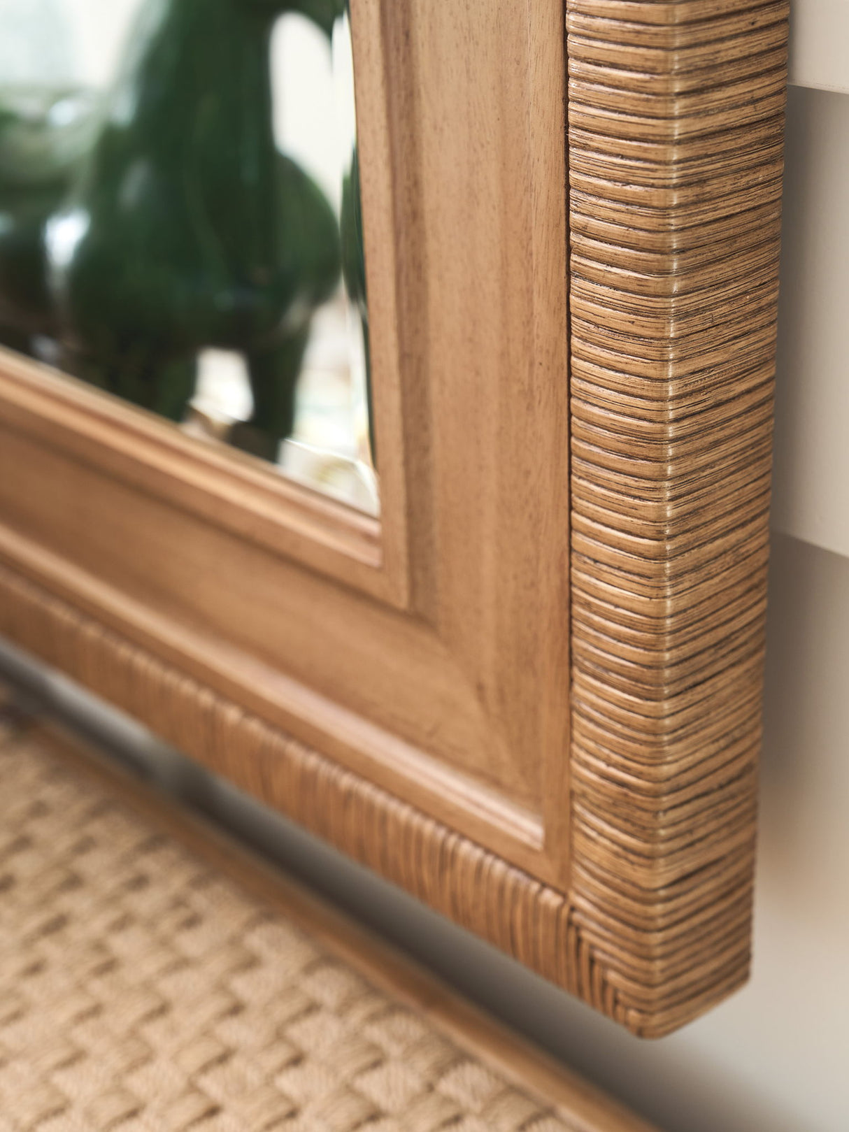 Key Biscayne - Illusions Rectangular Mirror - Light Brown