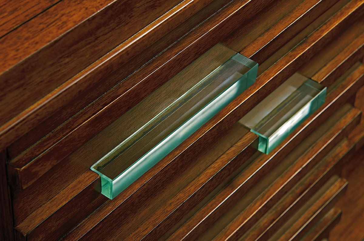 Island Fusion - Princeville Media Console - Dark Brown