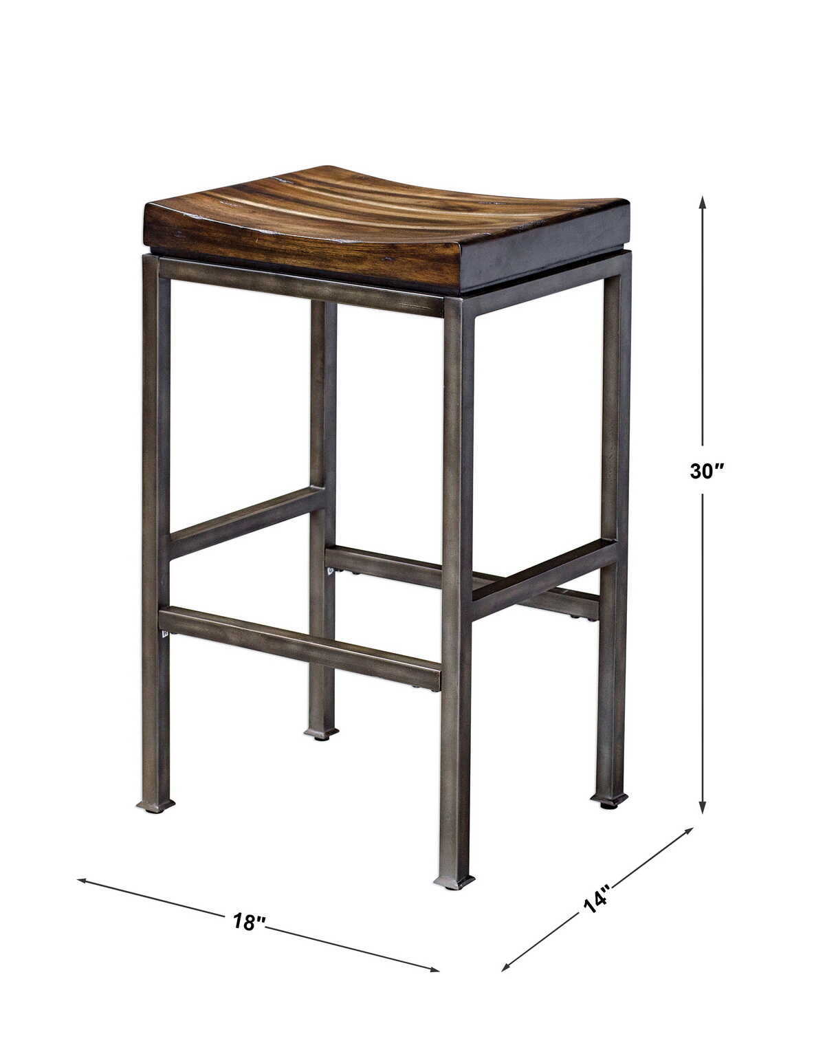 Beck - Industrial Bar Stool