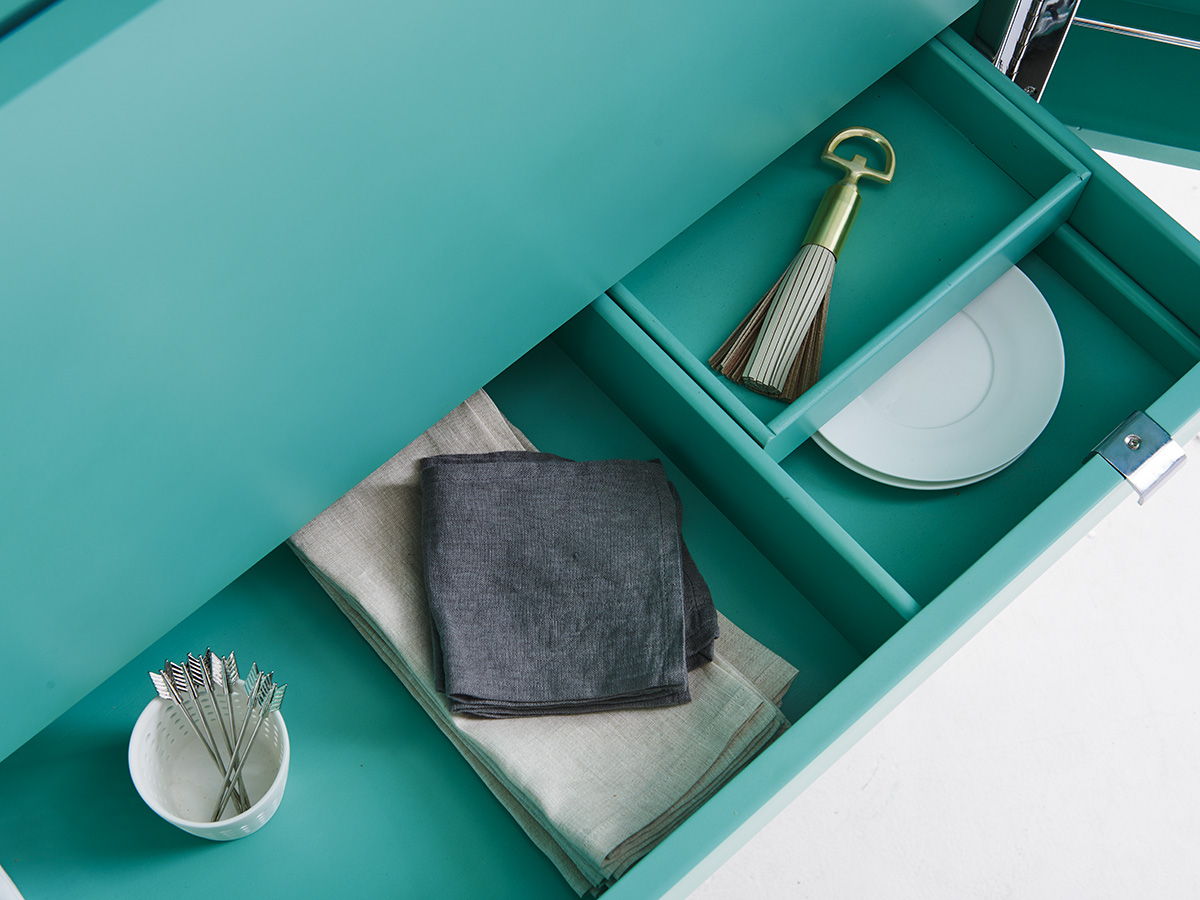 Ariana - Cheval Bar Cabinet - Dark Brown