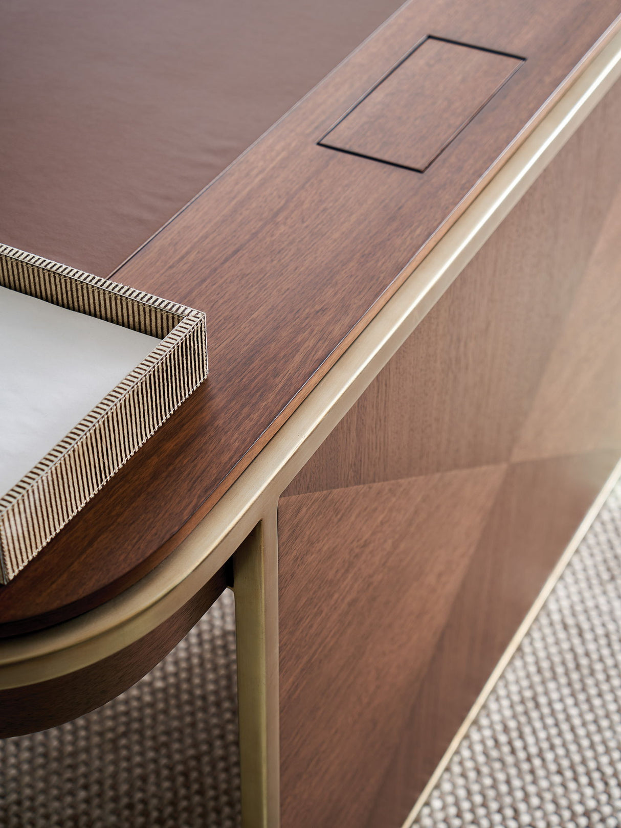 Studio Designs - Berwick Writing Desk - Dark Brown