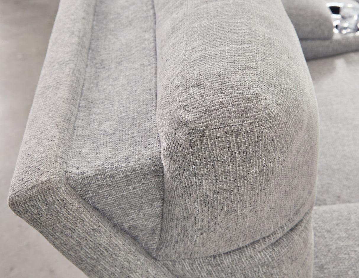Acklen Place - Wide Seat Power Recliner - Pewter