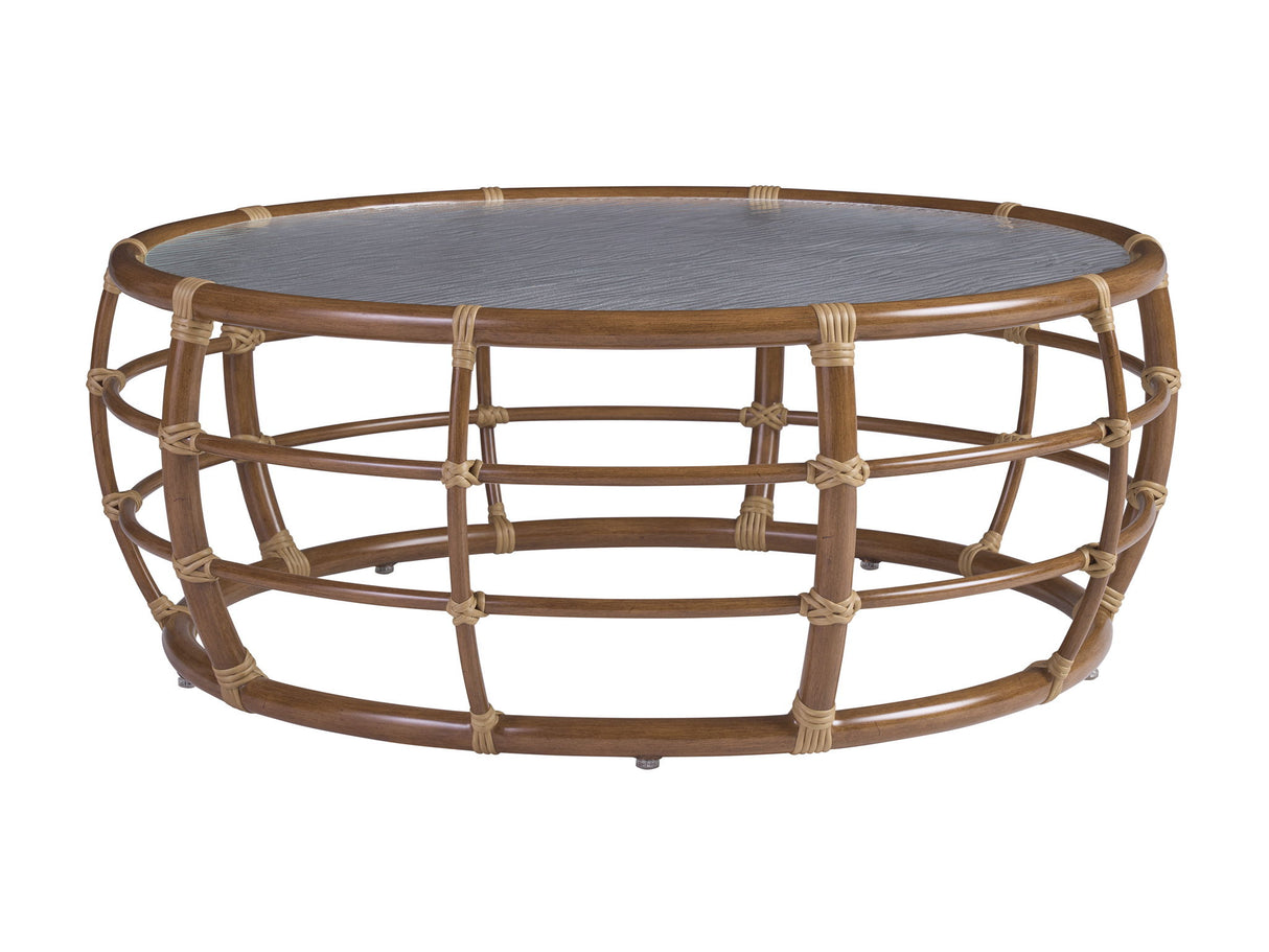 Sandpiper Bay - Round Cocktail Table - Dark Brown
