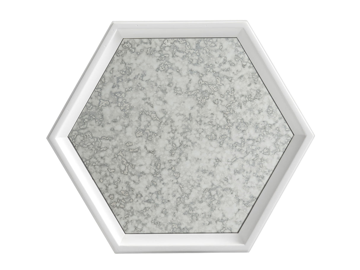 Villa Blanca - Bilbao Hexagonal End Table With Accents