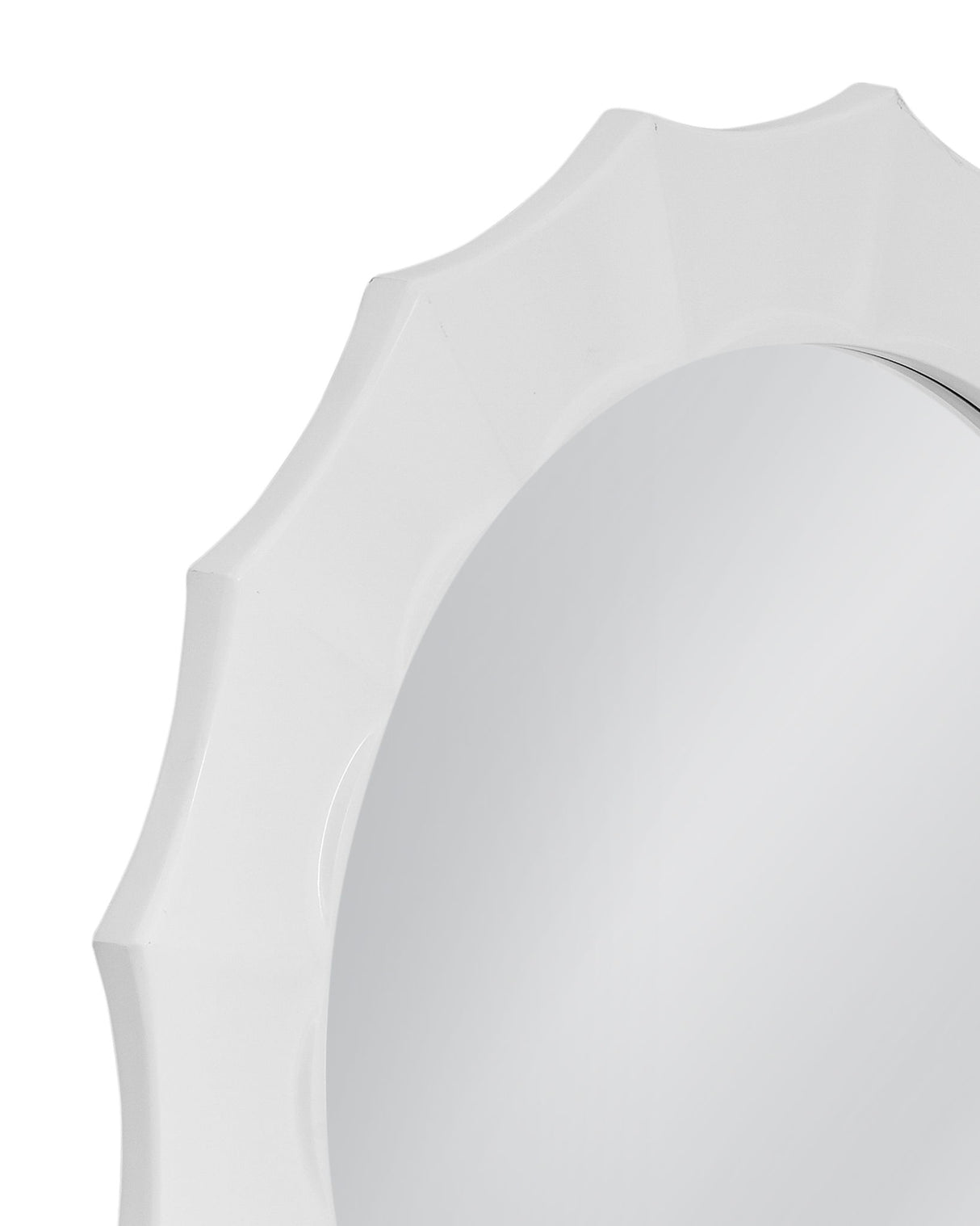 Altair - Wall Mirror - Glossy White
