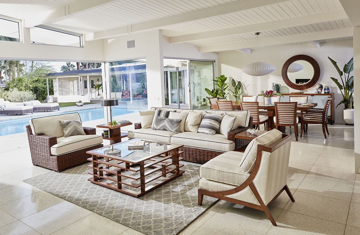 Ocean Club - Salina Chair - Dark Brown / Beige