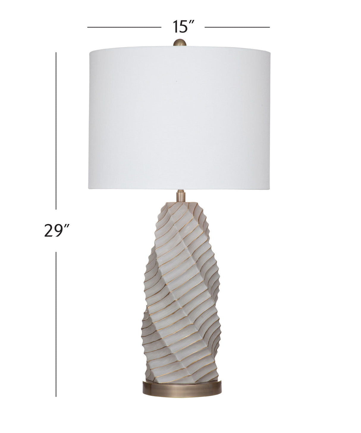 Vanessa - Table Lamp - Gray